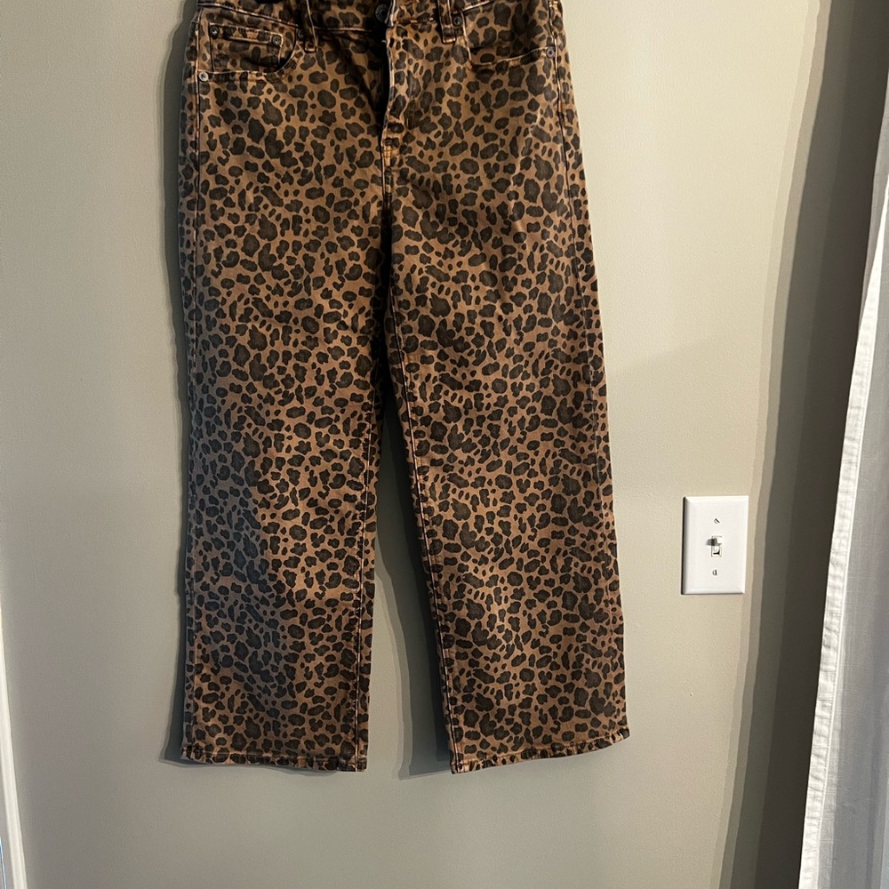 American Eagle Outfitters Leopard Print Pants